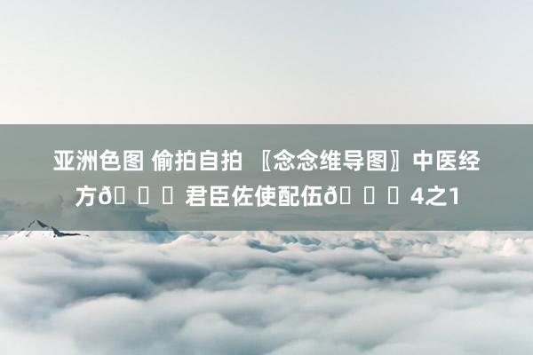 亚洲色图 偷拍自拍 〖念念维导图〗中医经方📚君臣佐使配伍📚4之1